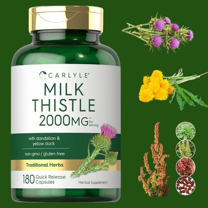 ბაყაყურა (Milk Thistle), ბაბუაწვერა (Dandelion) და ღოლო (Yellow Dock) – კუჭნაწლავისა და ღვიძლის ბუნებრივი მხარდაჭერა | Milk Thistle, Dandelion & Yellow Dock – Natural Digestive & Liver Support | ამერიკული მწვანე აფთიაქი