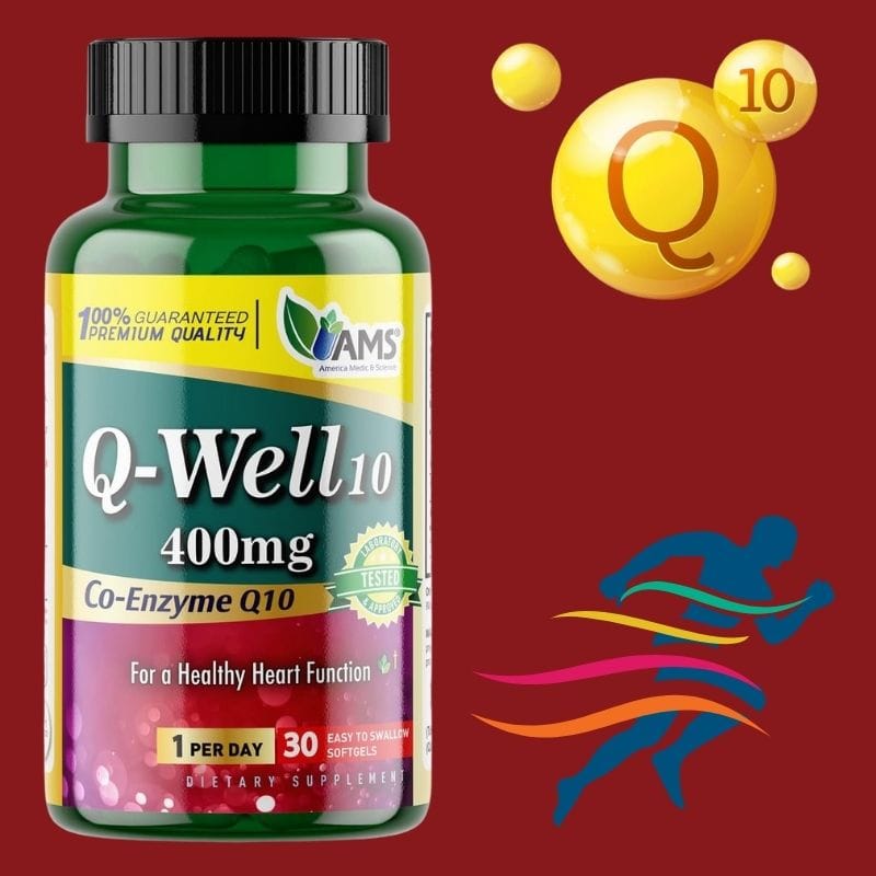 „კოენზიმ Q10 (Coenzyme Q10) -400mg — ენერგიის და ტონუსის გამაძლიერებელი ბუნებრივი საშუალება | ამერიკული მწვანე აფთიაქი“