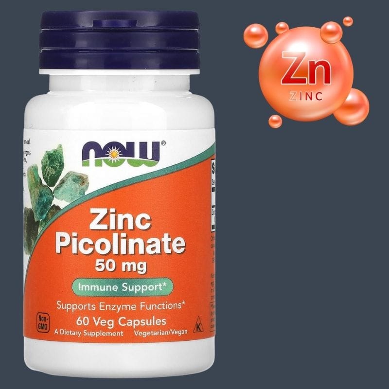 თუთია (ცინკი, Zinc Picolinate) – მამაკაცის ჰორმონალური ბალანსის და იმუნური სისტემის მხარდასაჭერად | ამერიკული მწვანე აფთიაქი